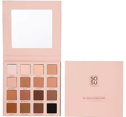 Sosu by SJ All Matte Everything Eyeshadow Palette - Eyeshadow Palette — photo N1