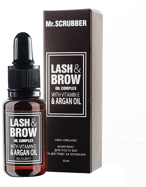 Lash Growth & Brow Care Complex - Mr.Scrubber Lash&Brow Oil Complex — photo N1