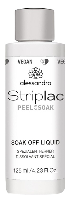 Nail Polish Remover - Alessandro International Striplac Peel Or Soak Soak Off Liquid — photo N1