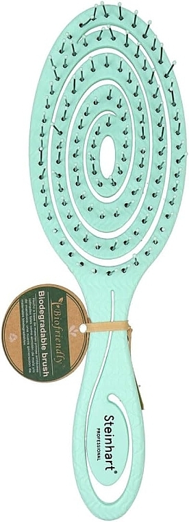 ヘアブラシ - Steinhart Biodegradable Aquamarine Detangler Brush — photo N1