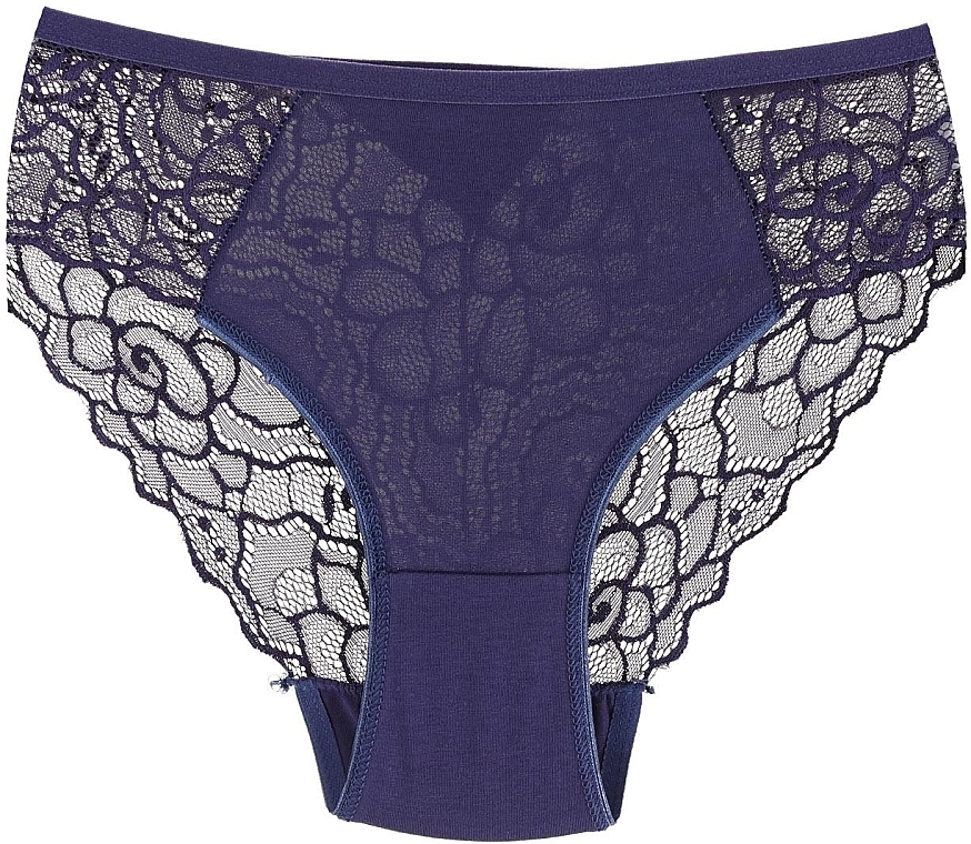 Panties with Lacing, blue - Moraj — photo N1