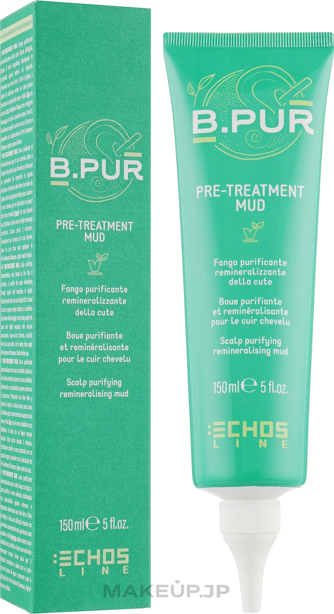 Deep Cleansing Mud - Echosline B. Pur Pre-Treatment Mud — photo 150 ml