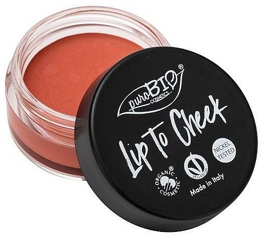 Lipstick & Blush 2 in 1 - PuroBio Cosmetics Lip to Cheek — photo N1