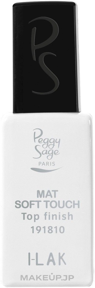 Matte Top Coat - Peggy Sage Top Finish Mat Soft Touch I-Lak — photo 11 ml