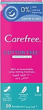 Fragrances, Perfumes, Cosmetics Hygienic Daily Pads, 20pcs - Carefree Cotton Unscented Pantyliners