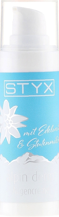 Edelweiss Moisturizing Eye Cream - Styx Naturcosmetic Alpin Derm Eye Cream — photo N2