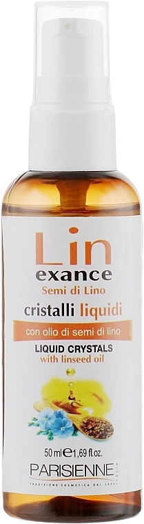Hair Strengthening Liquid Crystals with Linseed Extract - Parisienne Italia Lin Exance — photo N1
