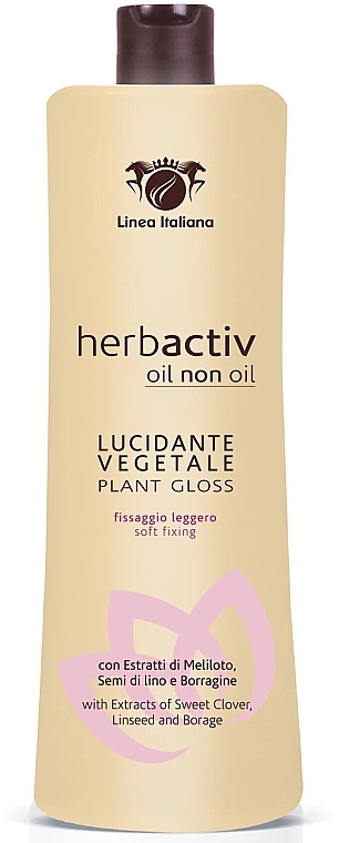 Light Hold Hair Styling Oil - Linea Italiana Herbactiv Oil Non Oil Light Styling Fix — photo N1