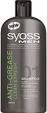 Fragrances, Perfumes, Cosmetics Men's Shampoo - Syoss Men Anti-Grease Clean & Fresh