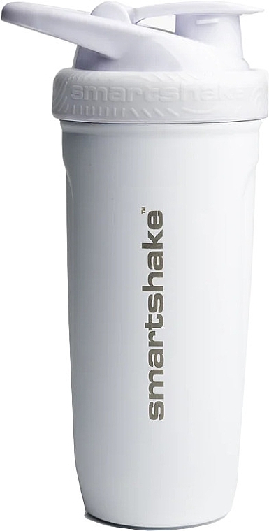 Shaker, 900 ml - SmartShake Reforce Stainless Steel White — photo N1