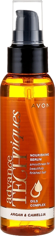 Argan & Camellias Oil Hair Elixir - Avon Advance Techniques Nourishing Serum — photo N1