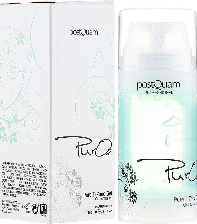 Cleansing Gel for Face - PostQuam Pure O2 T Zone Gel — photo N1