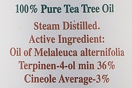 100% Organic Tea Tree Oil - Tea Tree Therapy Tea Tree Oil — photo N3