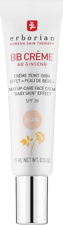 Erborian BB Cream Baby Skin Effect SPF 20 (mini size) - Erborian BB Cream Baby Skin Effect SPF 20 (mini size) — photo N1