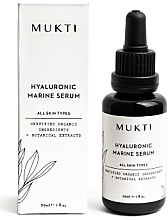 Fragrances, Perfumes, Cosmetics Hyaluronic Marine Face Serum - Mukti Organics Hyaluronic Marine Serum