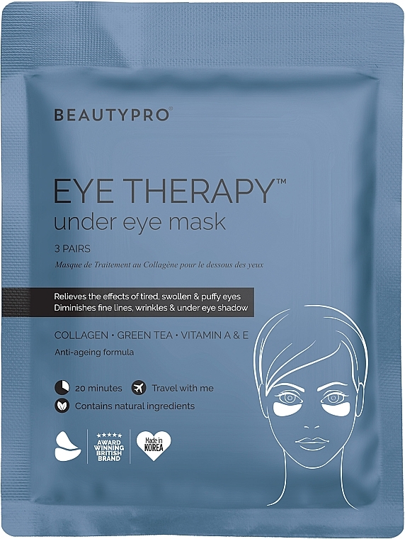 Collagen Eye Patch - BeautyPro Collagen Mask Eye Therapy — photo N1