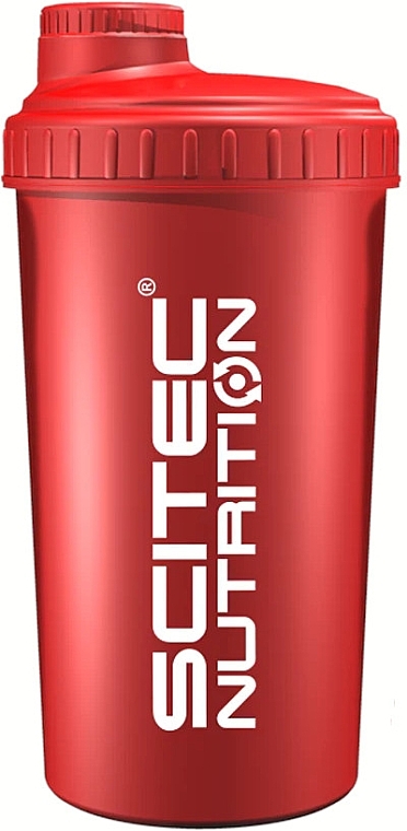 Shaker 700 ml, red - Scitec Nutrition Shaker Red — photo N1