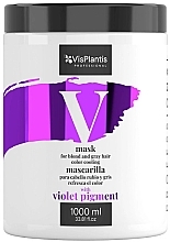 Blonde Hair Mask - Vis Plantis Mask For Blond and Gray Hair With a Cooling Color — photo N2