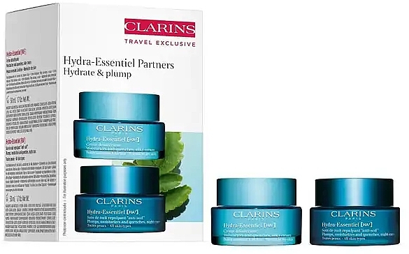 キット - Clarins Hydra-Essentiel Partners (cr/2x50ml) — photo N1