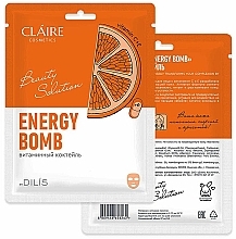 Fragrances, Perfumes, Cosmetics Sheet Face Mask - Claire Cosmetics Energy Bomb