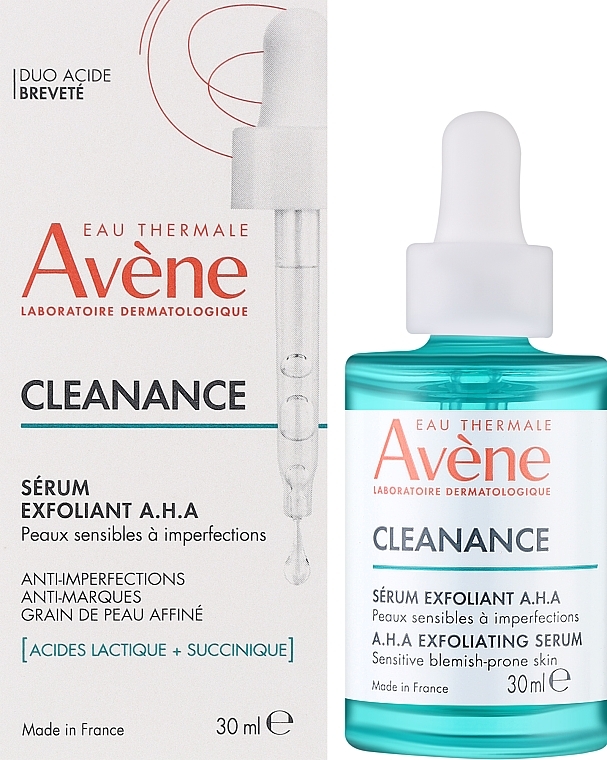Exfoliating Face Serum - Avene Cleanance A.H.A Exfoliating Serum — photo N2