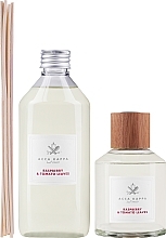 Fragrances, Perfumes, Cosmetics Set - Acca Kappa Raspberry & Tomato Leaves Gift Set (h/diffuser/250ml + h/diffuser/refill/500ml)