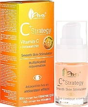 Vitamin C Eye Cream - Ava Laboratorium C+ Strategy Smooth Skin Stimulator Eye Contour Cream — photo N1