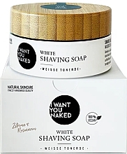 Fragrances, Perfumes, Cosmetics White Shaving Soap - I Want You Naked Shaving Soap