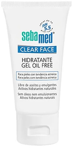 Cleansing Moisturizing Face Gel - Sebamed Clear Face Oil Free Moisturizing Gel — photo N1