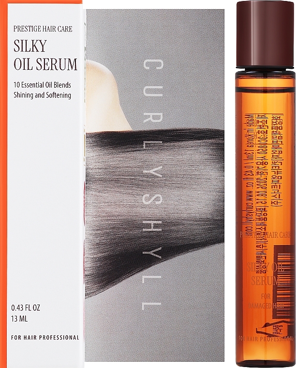 Hair Serum with Silk Proteins - Curly Shyll Silky Oil Serum — photo N4