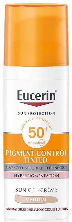Sun Gel Cream - Eucerin Sun Protection Pigment Control Tinted SPF 50+ — photo N1