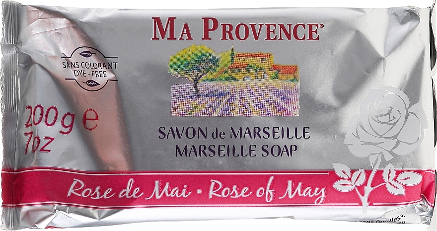 Marseille Soap "Rose of May" - Ma Provence Marseille Soap Rose of May — photo N1