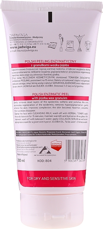 Enzyme Peeling with Jojoba Granules - Jadwiga Peeling — photo N12