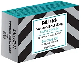 Fragrances, Perfumes, Cosmetics Volcano Black Soap - Kalliston Beneficial Exfoliating Soap With Lava Extract
