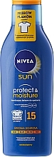 Moisturizing Sun Body Lotion - NIVEA Sun Protect & Moisture Sun Lotion SPF15 — photo N1