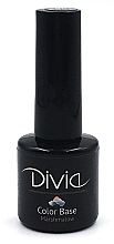 Fragrances, Perfumes, Cosmetics Colored Base Coat - Divia Marshmallow Color Base 