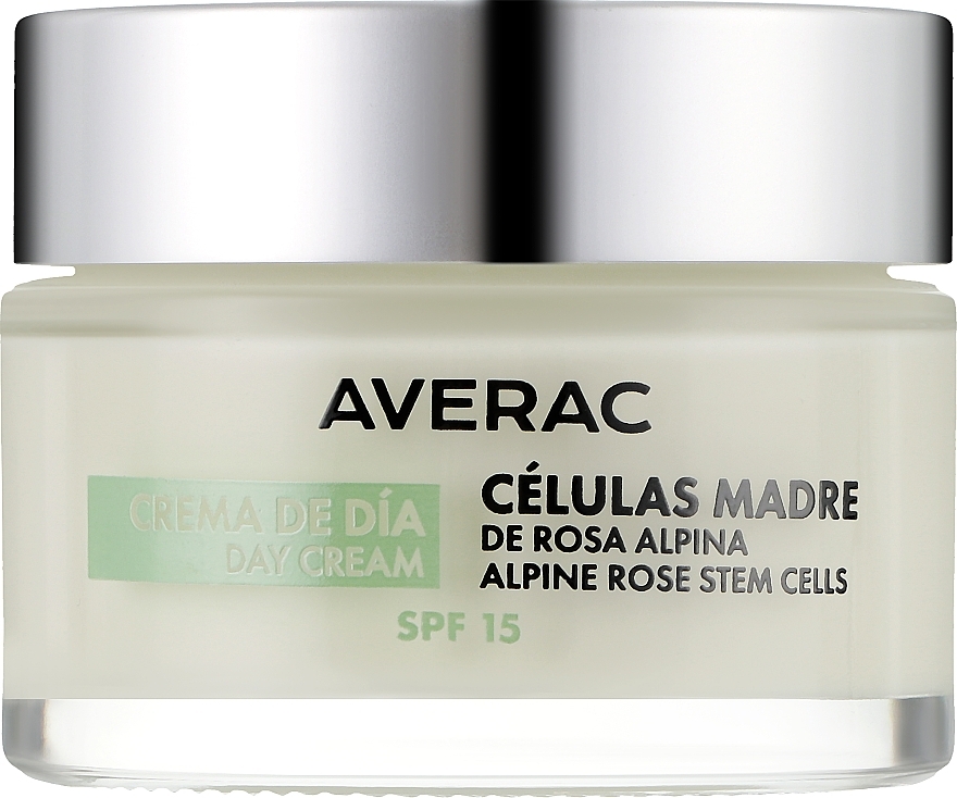 Anti-Aging Day Cream with Alpine Rose Stem Cells SPF15 - Averac — photo N3