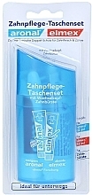 Fragrances, Perfumes, Cosmetics Set, blue - Elmex + Aronal Toothpaste (toothpaste/2x12ml+toothbrush+case)