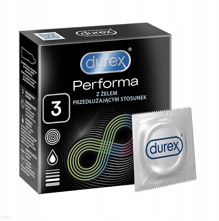 Condoms, 3 pcs - Durex Performa — photo N2