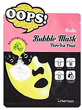 Fragrances, Perfumes, Cosmetics Pore Care Bubble Sheet Mask - Berrisom Soda Bubble Mask PoreTox Fruit