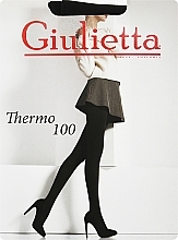 Fragrances, Perfumes, Cosmetics Tights "Thermo" 100 Den, nero - Giulietta