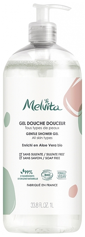 Aloe Vera Shower Gel - Melvita Aloe Vera Bio Shower Gel — photo N1