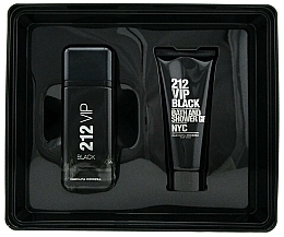 Carolina Herrera 212 Vip Black - Set (edp/100ml + sh/gel/100ml)	 — photo N4