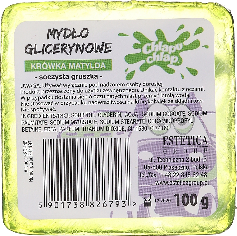 Glycerin Soap "Cow" - Chlapu Chlap Glycerine Soap — photo N2