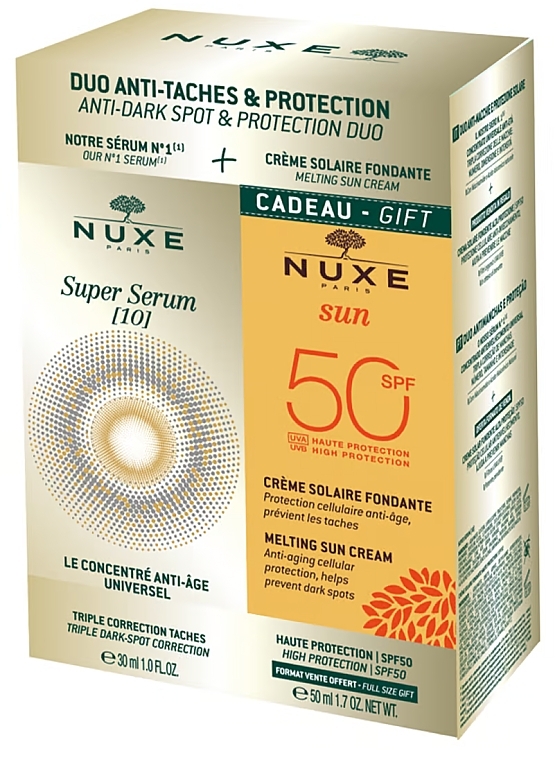 Set - Nuxe Anti-Dark Spot And Protection Duo Set (ser/30ml + cr/50ml) — photo N1