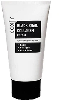 Anti-Aging Nourishing Face Cream - Coxir Black Snail Collagen Cream Anti-Wrinkle And Nourish (mini) — photo N1