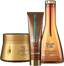 Fragrances, Perfumes, Cosmetics Set - L'Oreal Professionnel Mythic Oil Set (shm/250ml + mask/200ml + cream/150ml)