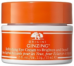 GIFT! Refreshing Eye Contour Cream - Origins Ginzing Refreshing Eye Cream To Brighten & Depuff (mini size) — photo N1