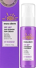 Anti-Blemish Sun Cream - Maruderm Cosmetics Anti-Blemish Sun Cream SPF 50 — photo N2