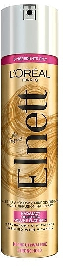 Volumizing Strong Hold Hair Spray with Micro-Diffuser - L'Oreal Paris Elnett de Luxe — photo N1